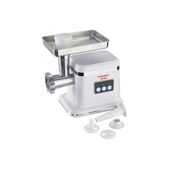 Tornado Meat Grinder, 2000 Watt, White - MG-2000