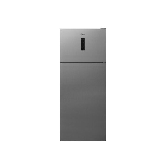 Tornado No Frost Refrigerator, 569 Liter, Silver - RF-569VT-SLS