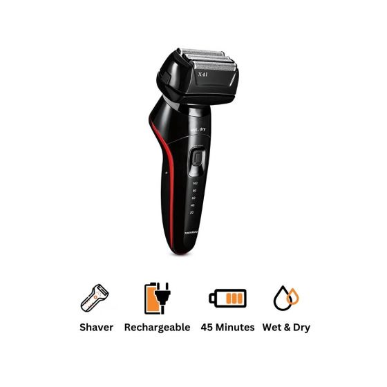 Tornado Wet and Dry Shaver, Black - THP-42B