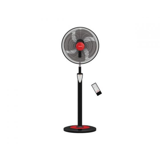 Tornado Stand Fan with Remote Control, 18 Inch, Black - EFS-95SR