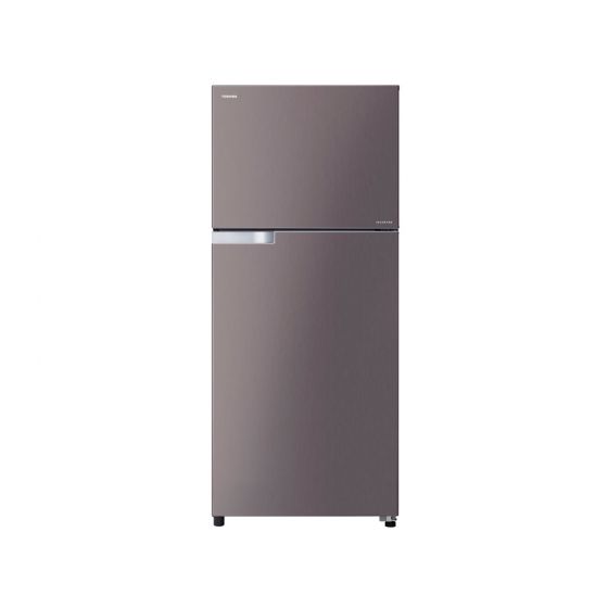 ثلاجة توشيبا نوفروست، 2 باب، سعة 14 قدم، ستانليس ستيل - GR-EF51Z-DS