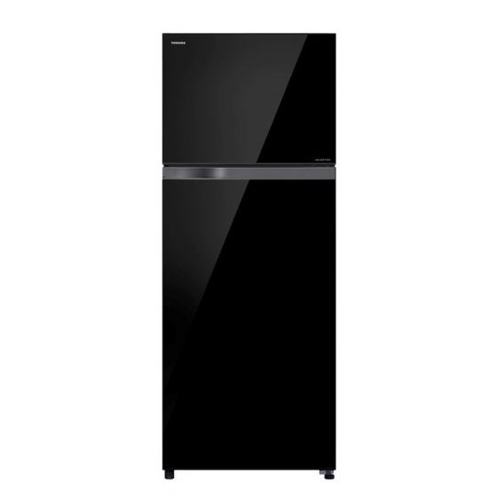 Toshiba No-Frost Refrigerator, 395 Liters, Inverter Motor, Black- GR-EF51GZ-XK
