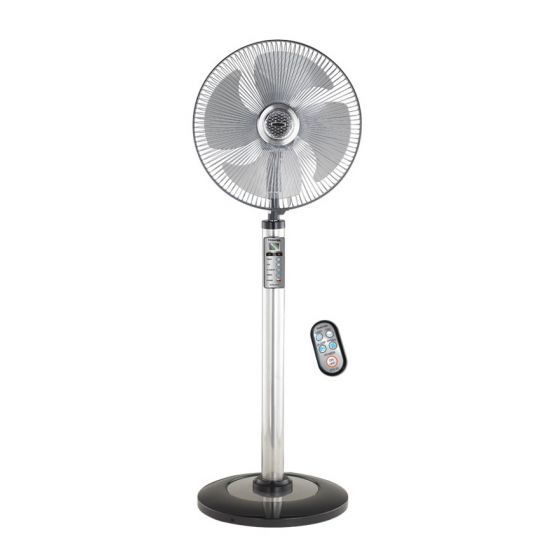 Toshiba Stand Fan with Remote Control, 16 Inch, Silver - EFS-85
