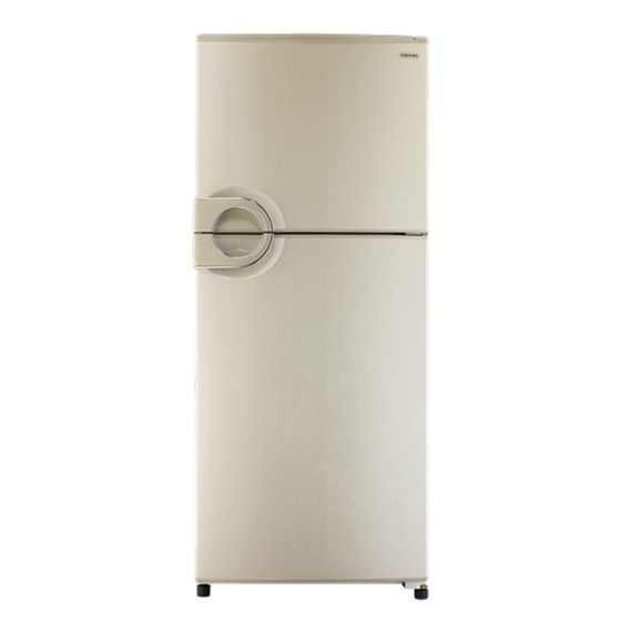 Toshiba Freestanding Refrigerator, No Frost, 2 Doors, 13 FT, Gold - GR-EF37-J-G