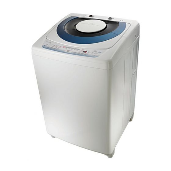 Toshiba Top Loading Washing Machine With Pump, 10 KG, Silver - AEW-9790SUP