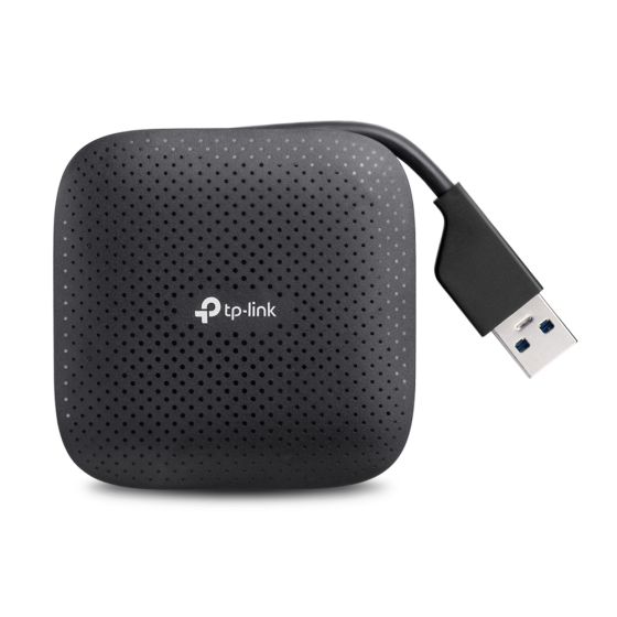 TP-Link USB 3.0 Portable Hub, 4 Ports, Black - UH400