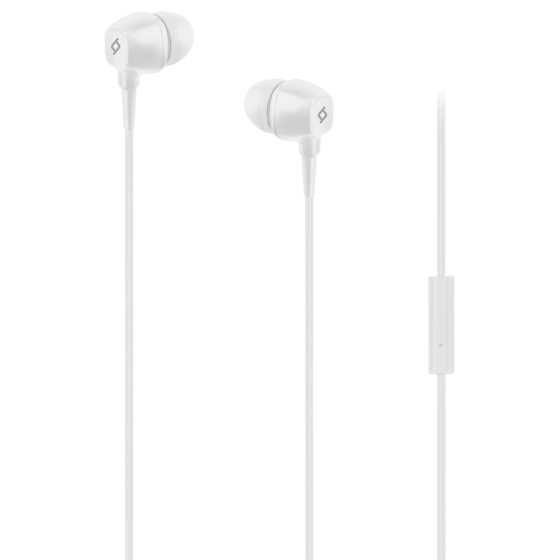 سماعة اذن بميكروفون تي تك بوب، ابيض- 2kmm13