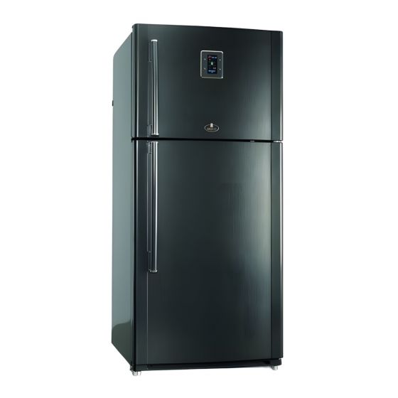 Kiriazi No-Frost Refrigerator, 625 Liters, Black- KHN625L-UGH