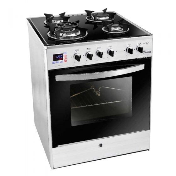 Unionaire 4 Burners i-Chef Gas Cooker, Stainless Steel, 60 cm - C6060GS
