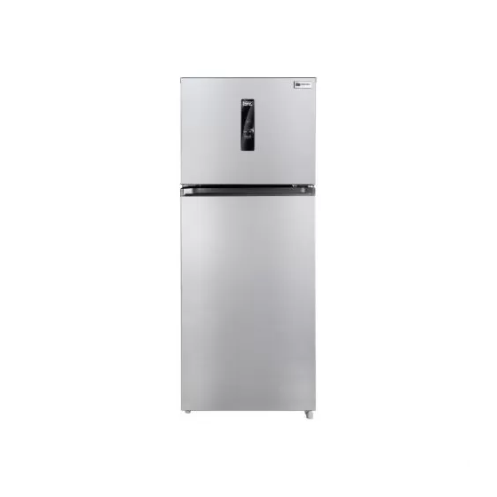 ثلاجة يونيون اير  بفريزر علوي، نوفروست، 370 لتر، فضي  - URN440LBLEPVADTSR