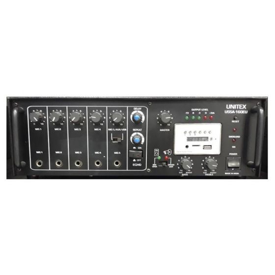 Unitex Bluetooth Amplifier, Black - Ussa-160Eu