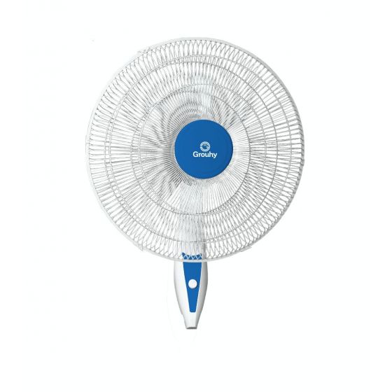 مروحة حائط جروهي، 18 بوصة، ابيض و ازرق - UW-18026-BLU
