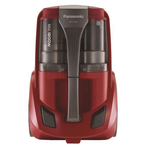 Panasonic Mega Cyclone Bagless Vacuum Cleaner, 1800 Watt, Red- MC- CL563