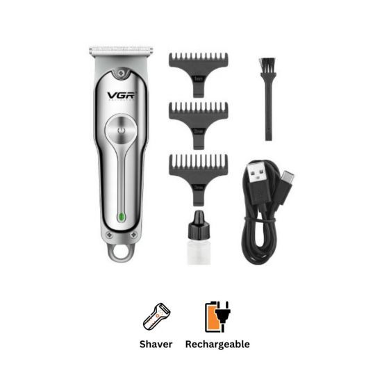 VGR Rechargeable Hair Shaver For Men, V-071