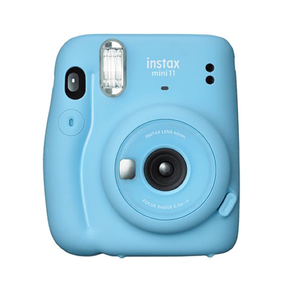 Fujifilm instax Mini 11, Instant Polaroid Camera - Blue