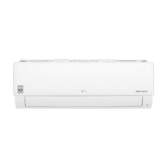 LG Dual Cool Split Inverter Air Conditioner, 1.5 HP, Cooling And Heating, White - s4-w12ja3ae