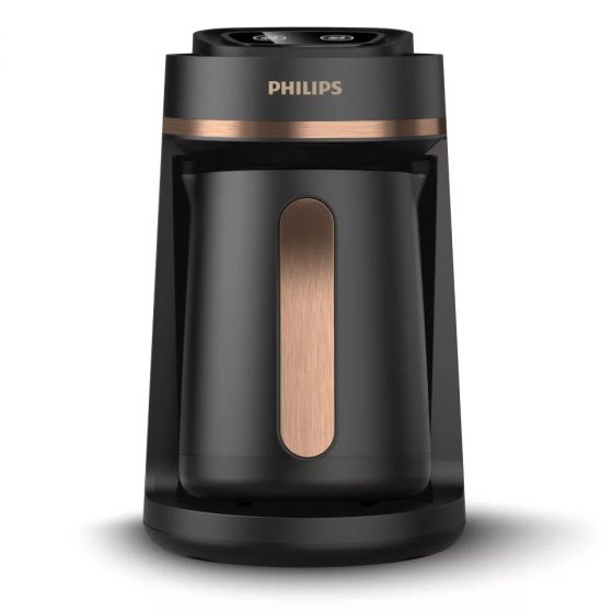 Philips Series 5000 Turkish Coffee Machine, 4 Cups, Black - HDA150-60