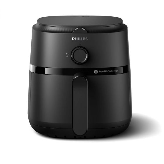 Philips 1000 Series Air Fryer, 4.2 Liters, 1300 Watt, Black- NA120-00