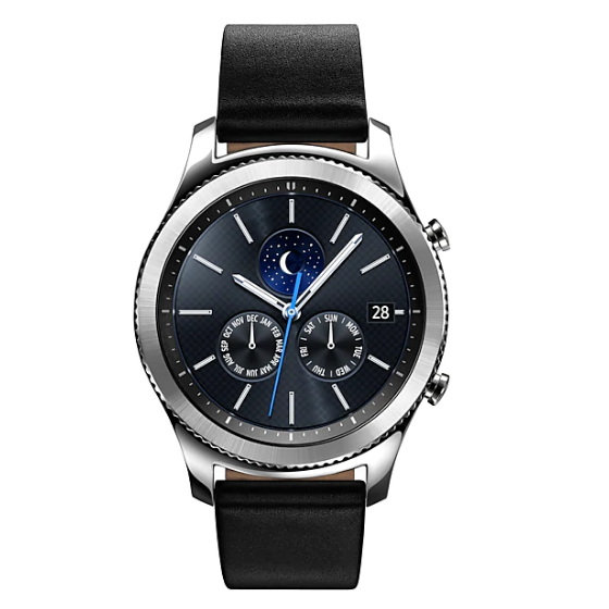 ساعة ذكية سامسونج جير S3 كلاسيك، اسود - SM-R770NZSAEGY