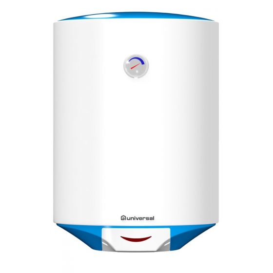 Universal Electric Water Heater, 60 Liters - White Blue