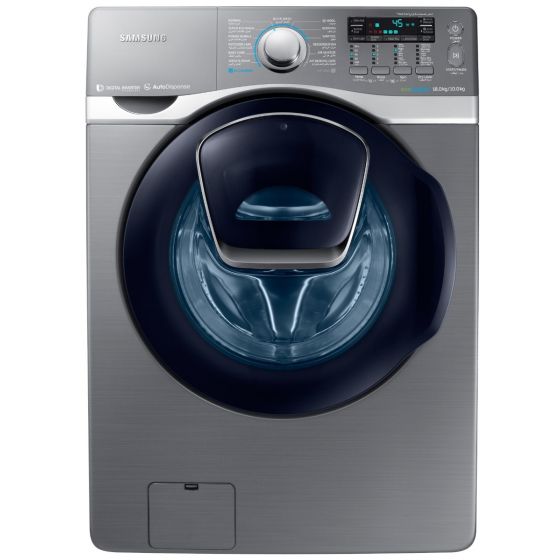 Samsung Top Load Washing Machine With Dryer, 18kg, Silver - WD18J7825KP
