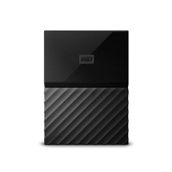 WD My Passport Portable External Hard Drive, 1TB - Black