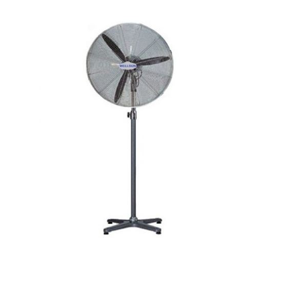 Turbo Air Wellsun Stand Fan Without Remote Control, 26 Inch, Gray - UR-ISA26