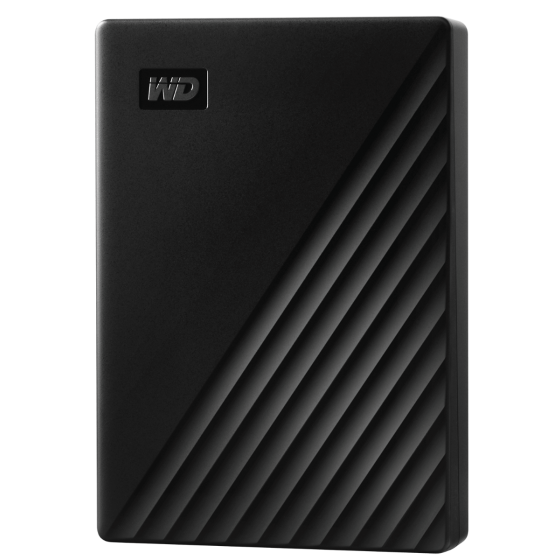 Western Digital My Passport External Hard Disk Drive HDD, 4TB, Black - WDBPKJ0040BBK-WESN