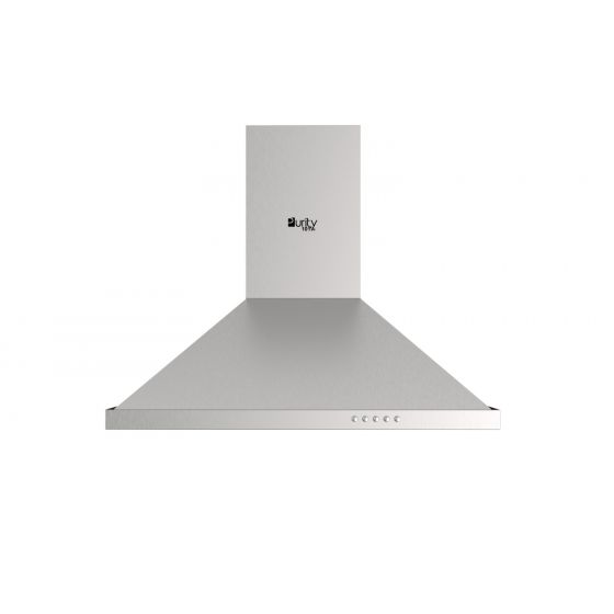Purity Pansy Plus Built-in Hood with Chimney, 90CM - Silver