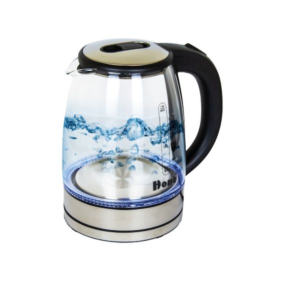 HOHO Glass Electric Kettle, 1.8L, 1500W, Stainless Steel - 8820