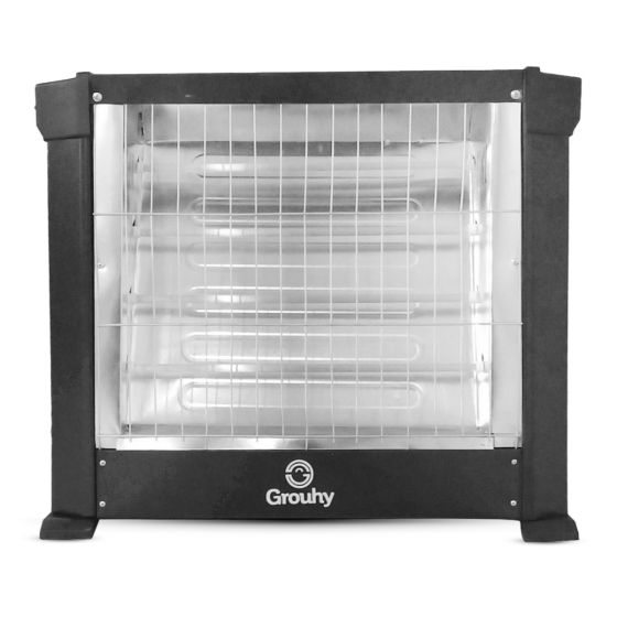 Grouhy Electric Heater, 4 Candles, 2200W, Black - GKi2970MBX