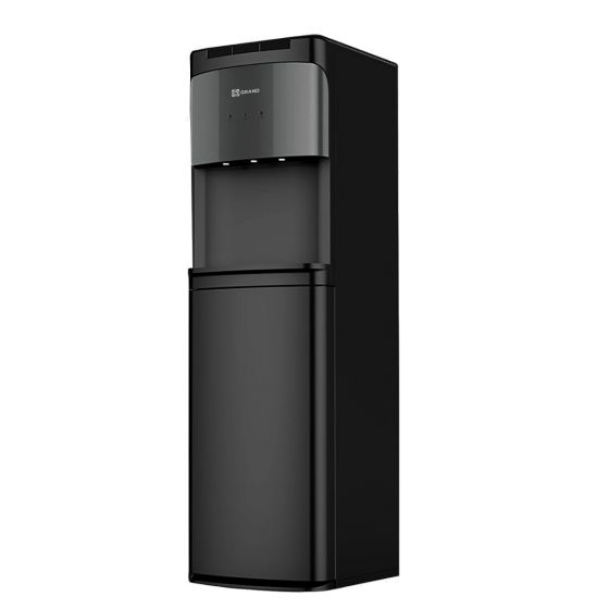 Grand Hot, Normal and Cold Water Dispenser, 3 Taps, Black - C-320-B