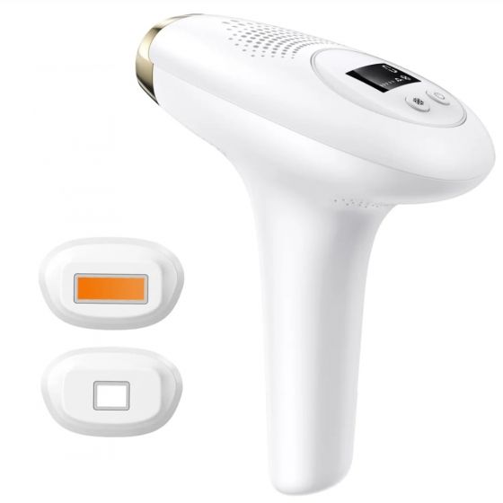 Iborria IPL Full Body Dry Laser Hair Remover, 1 Million Pulses - White