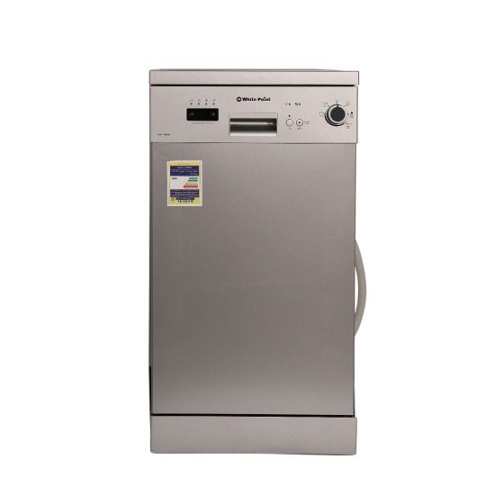 White Point Dishwasher 10 Persons, 5 Programs, Silver- WPD 105