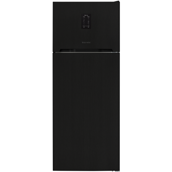 White Point Freestanding Refrigerator, No-Frost, 451 Liters, Black- WPR 483 B