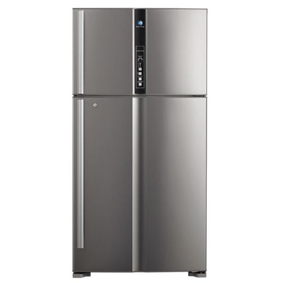 White Whale Freestanding Digital Refrigerator, No Frost, 2 Doors, 23 FT, Silver - WRF-8095HT SLS