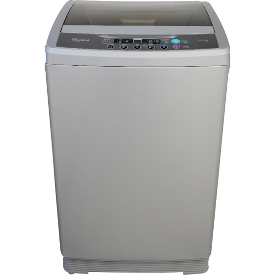 Whirlpool Top Loading Washing Machine, 10 Kg, Silver - WTLA 1000SL