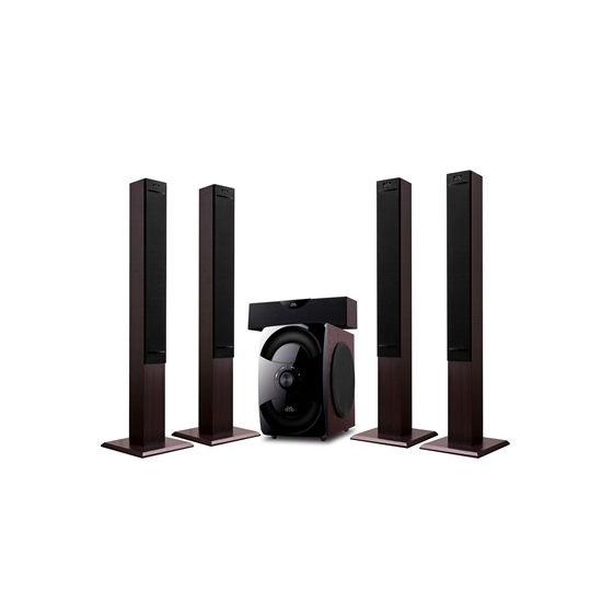 Dob Home Theater, Six Pieces, Black and Brown- X5