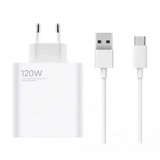 شاحن شاومي، 120 وات، 1 منفذ USB-A، ابيض - MDY-13-EE