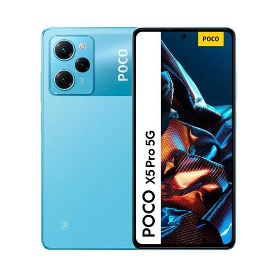 شاومي بوكو X5 برو، 256 جيجا، رام 8 جيجا، بشريحتين، شبكة 5G - ازرق بدون ضمان