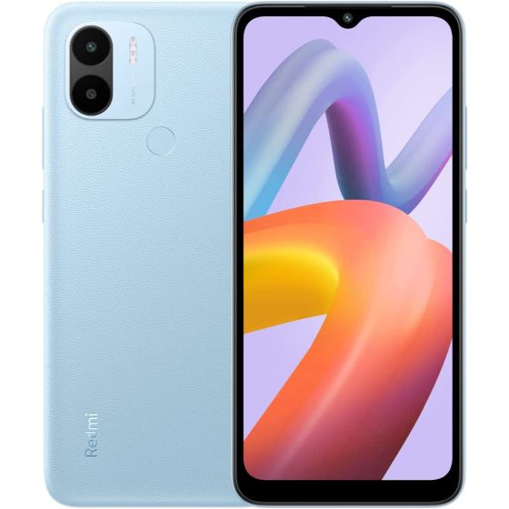 شاومي ريدمي A2 بلس بشريحتين اتصال، 32 جيجا، 2 جيجا رام، شبكة 4G LTE - ازرق بدون ضمان