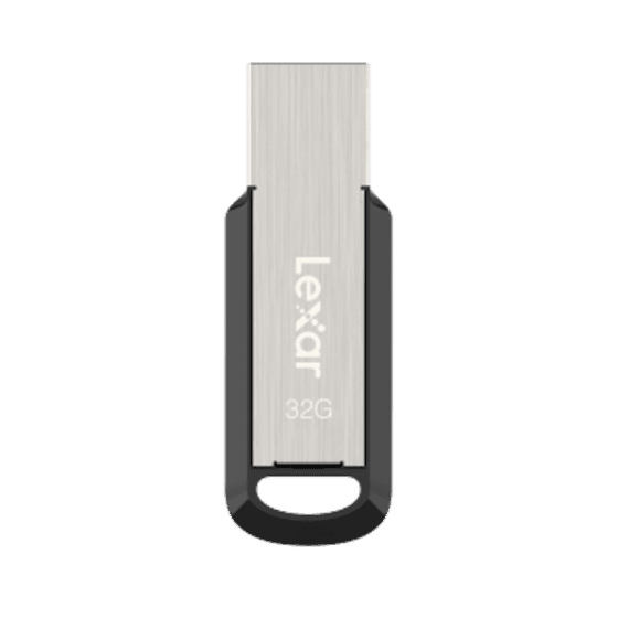 Lexar JumpDrive M400 Flash Drive, 32GB, Silver - LJDM400032G-BNBNG