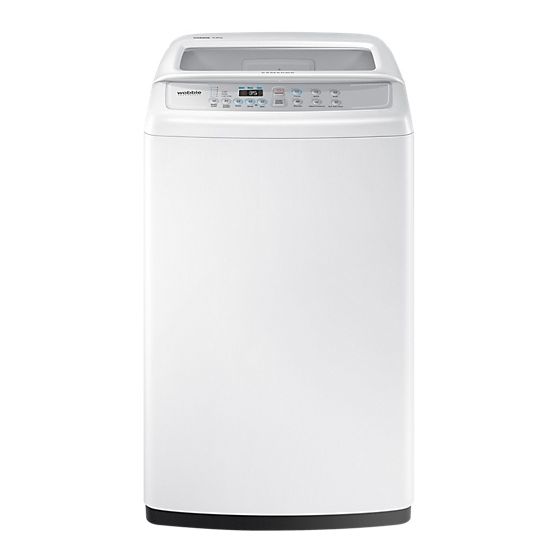 Samsung Top Loading Digital Washing Machine 9 KG, White - WA90H4200SW/AS