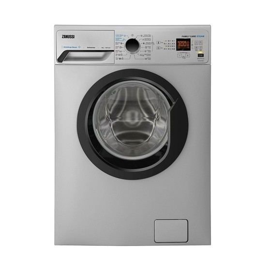 Zanussi Front Loading Washing Machine, 8kg, 1200RPM, Silver - ZWF8230SBV