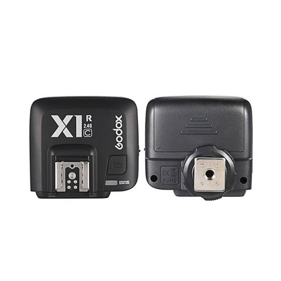 جهاز استقبال فلاش عن بعد لاسلكي جودكس، اسود - X1R-C