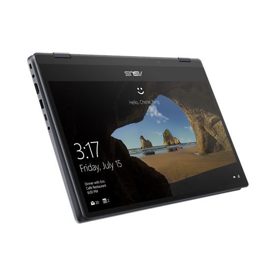 ASUS VivoBook Flip 14-TP412FA Laptop, Intel Core i3-8145U, 14-inch Touchscreen, 256GB SSD, 4GB RAM, Intel UHD Graphics 620, Windows 10 - Gray