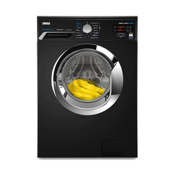 Zanussi Washing Machine, 7 Kg, Black - ZWF7040BXV