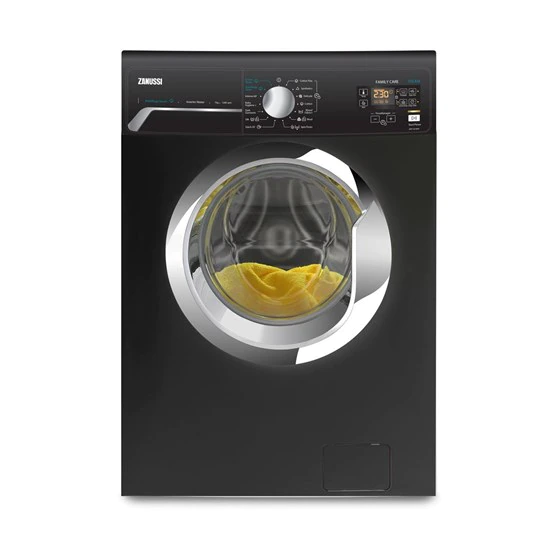 Zanussi Washing Machine, 8 Kg, Black - ZWF8240BXV