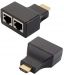 HDMI Extender Converter For Cat 5e Cat 6 - Black