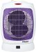 Touch El Zenouky Electric Fan Heater, 2 Fins, 2000 Watt, White and Purple - 41109 